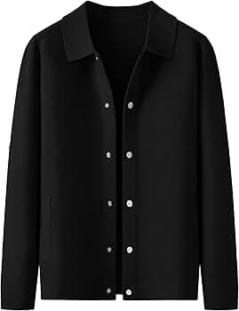 Amazon.com: Gsywaipei Men's Casual Knitted Cardigan Lightweight